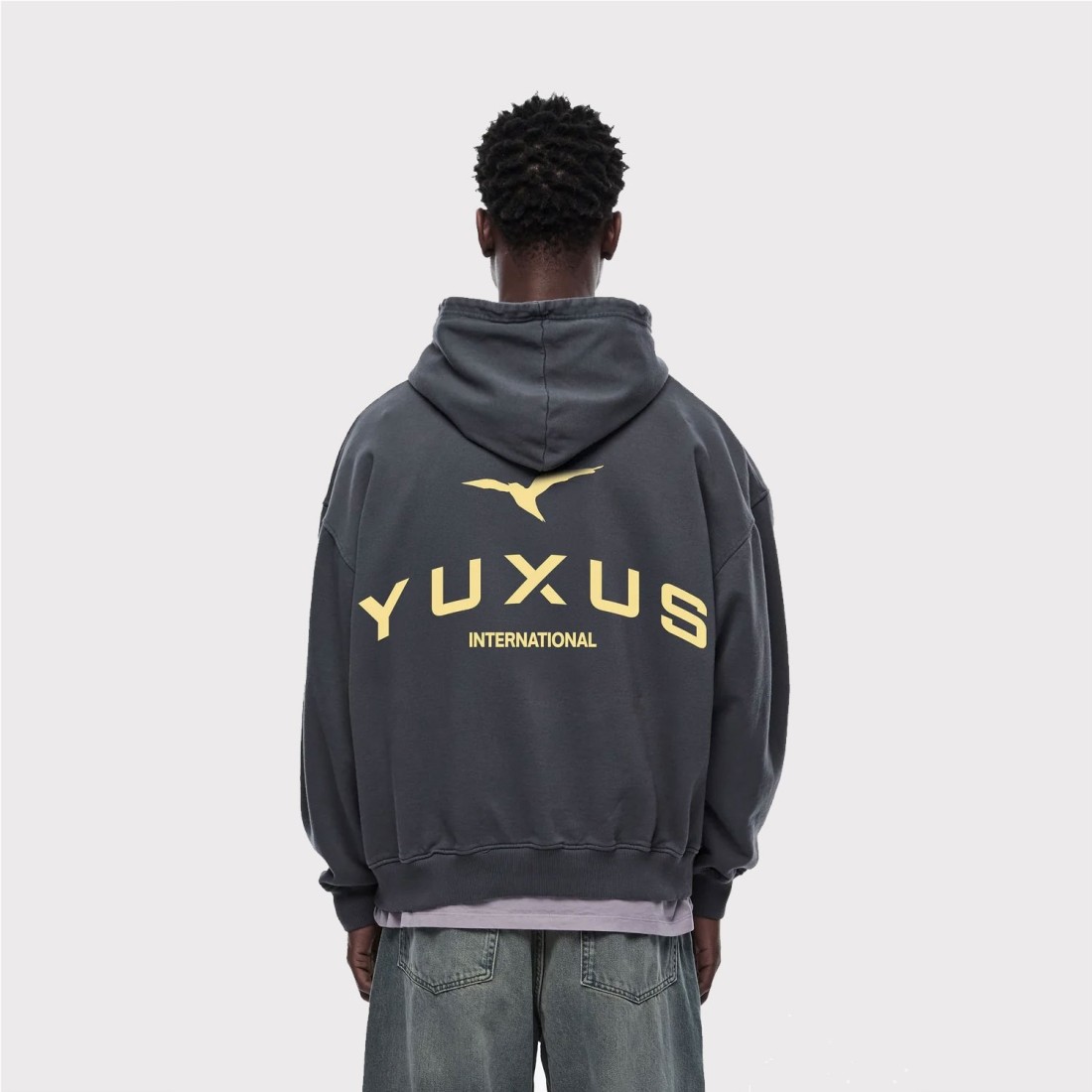 YUXUS FOGGY GENESIS HOODIE GRIS OSCURO