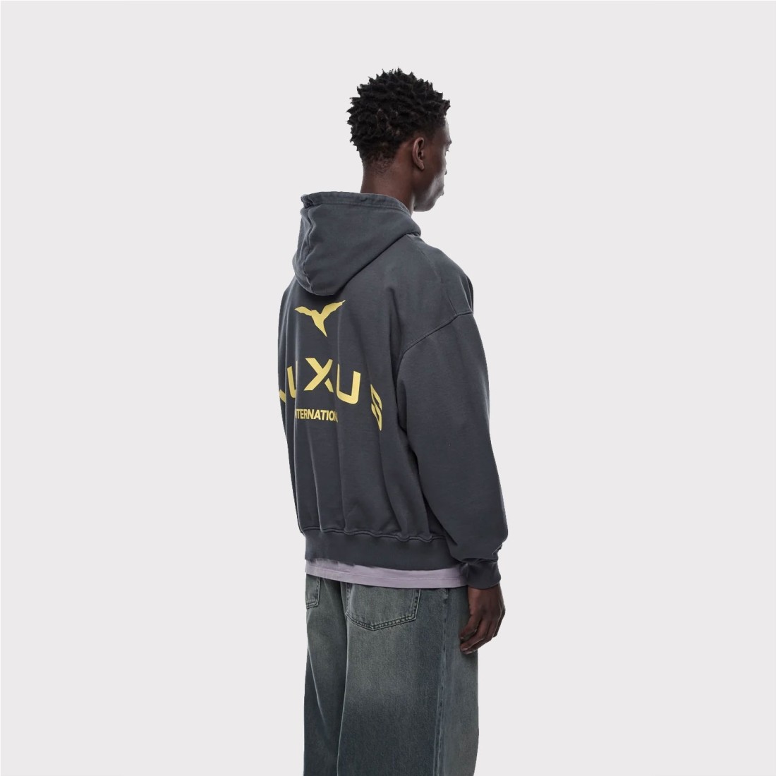 YUXUS FOGGY GENESIS HOODIE GRIS OSCURO