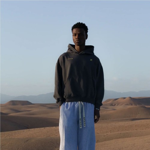 YUXUS FOGGY GENESIS HOODIE GRIS OSCURO
