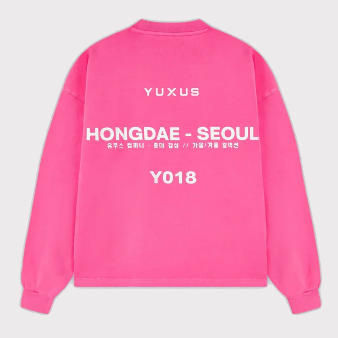 YUXUS RUBER HONGDAE CREWNECK ROSADO