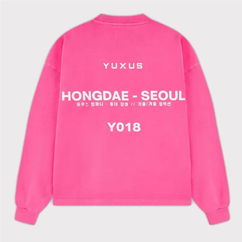 YUXUS RUBER HONGDAE CREWNECK ROSADO