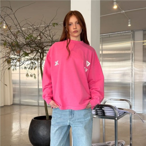 YUXUS RUBER HONGDAE CREWNECK ROSADO