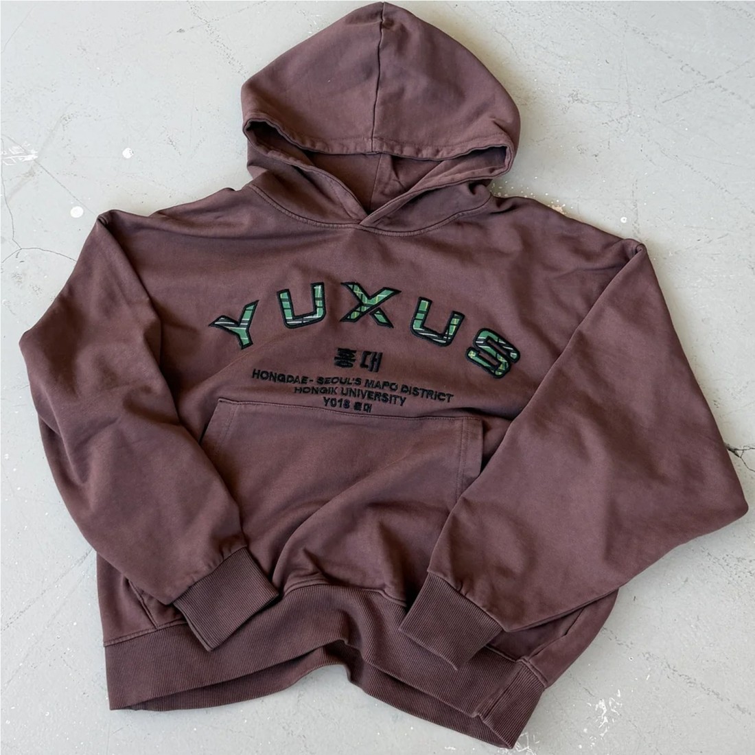 YUXUS SIENNA HONGDAE HOODIE MARRON