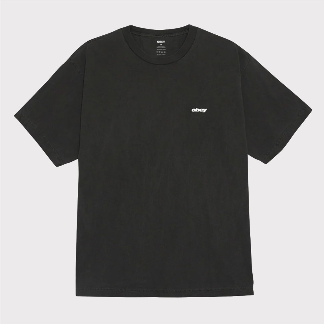 OBEY BOUNCE PIGMENT TEE NEGRO