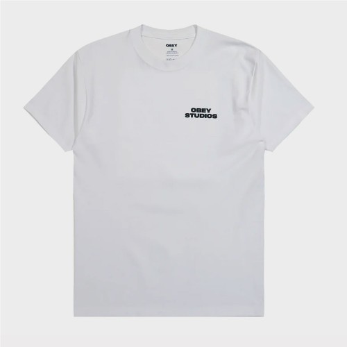 OBEY SKY FACE TEE BLANCO