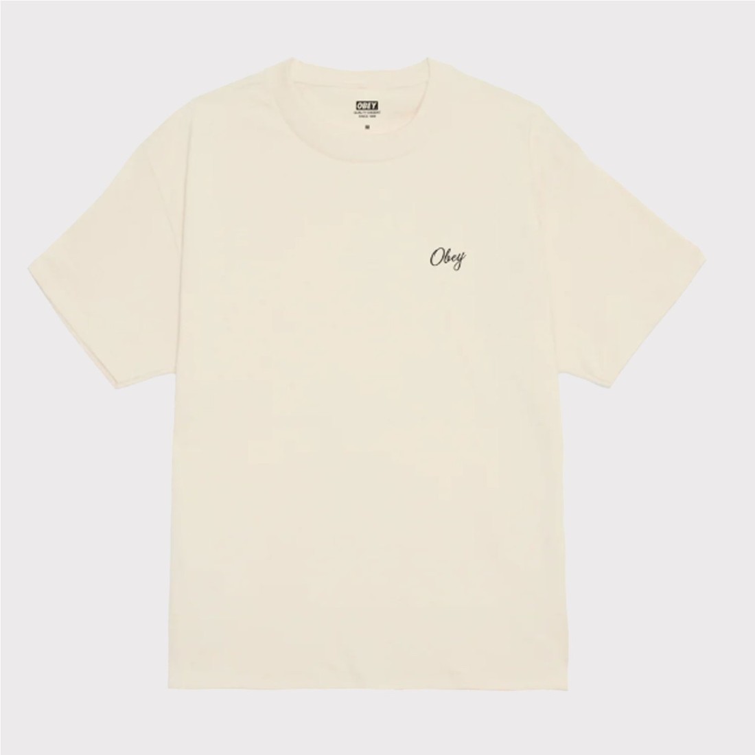 OBEY PAPER ROSE TEE BEIGE1