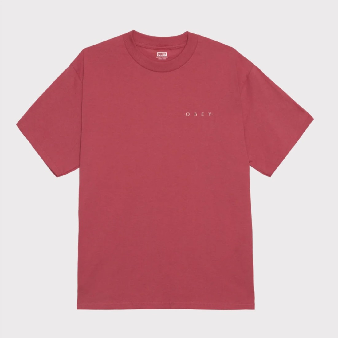 OBEY ARCHTECTRE OF THE UNI TEE ROJO