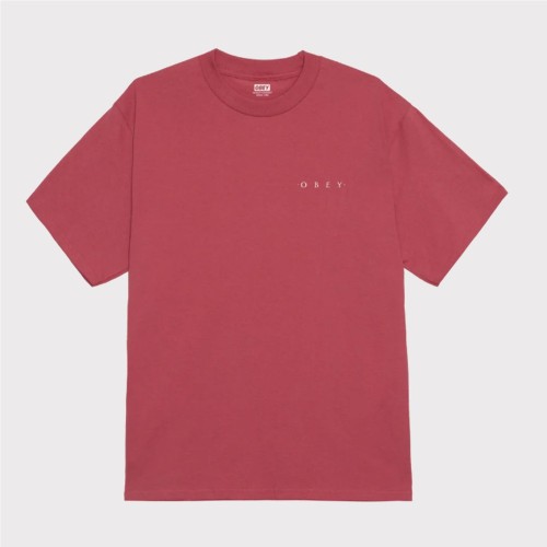 OBEY ARCHTECTRE OF THE UNI TEE ROJO