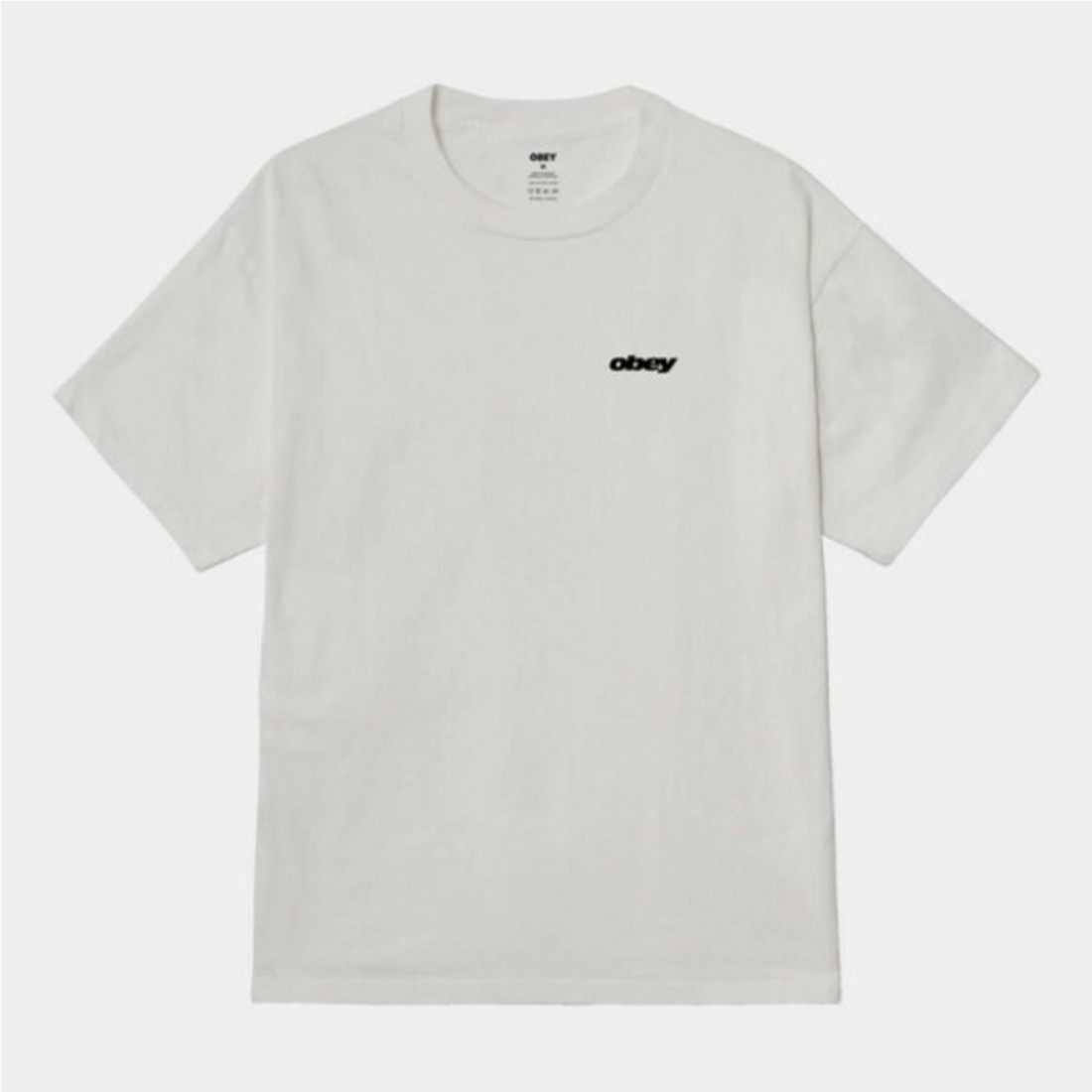 OBEY BOUNCE PIGMENT TEE BLANCO