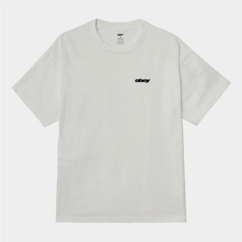 OBEY BOUNCE PIGMENT TEE BLANCO