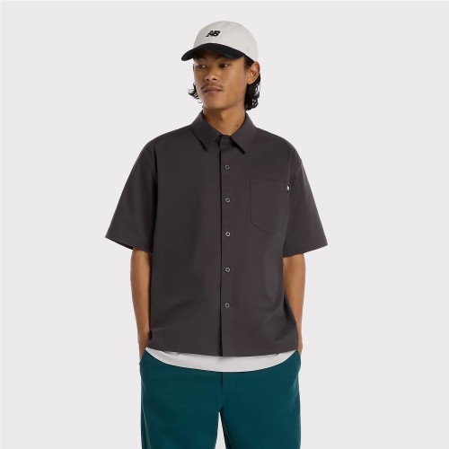 NB NUMERIC BUTTON UP SHIRT NEGRO