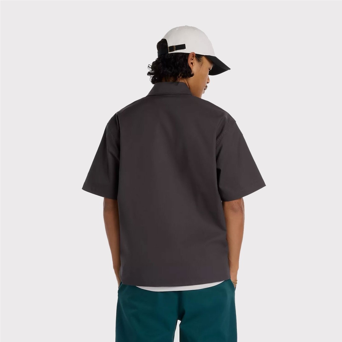 NB NUMERIC BUTTON UP SHIRT NEGRO