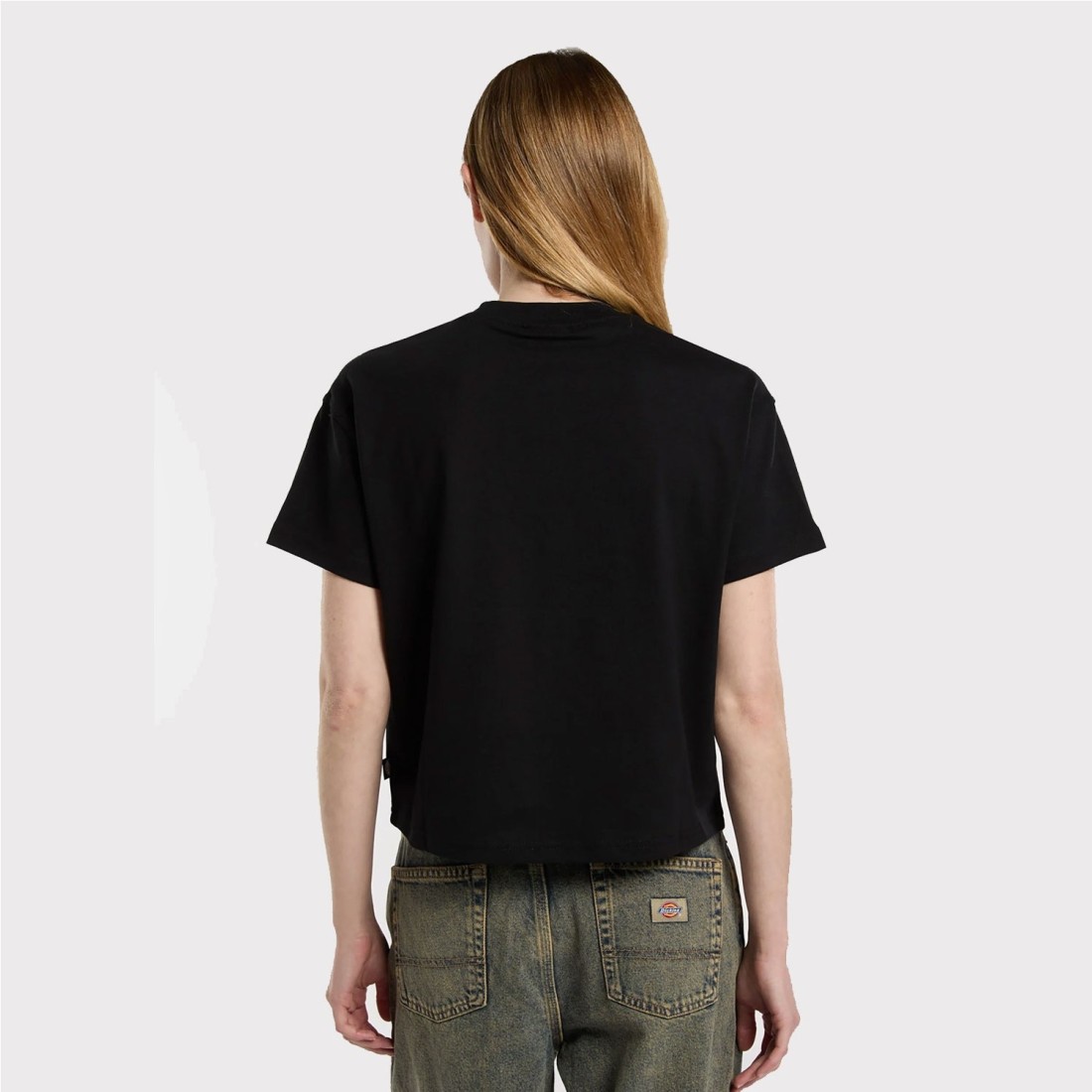 DICKIES W OAKPORT BOXY TEE NEGRO