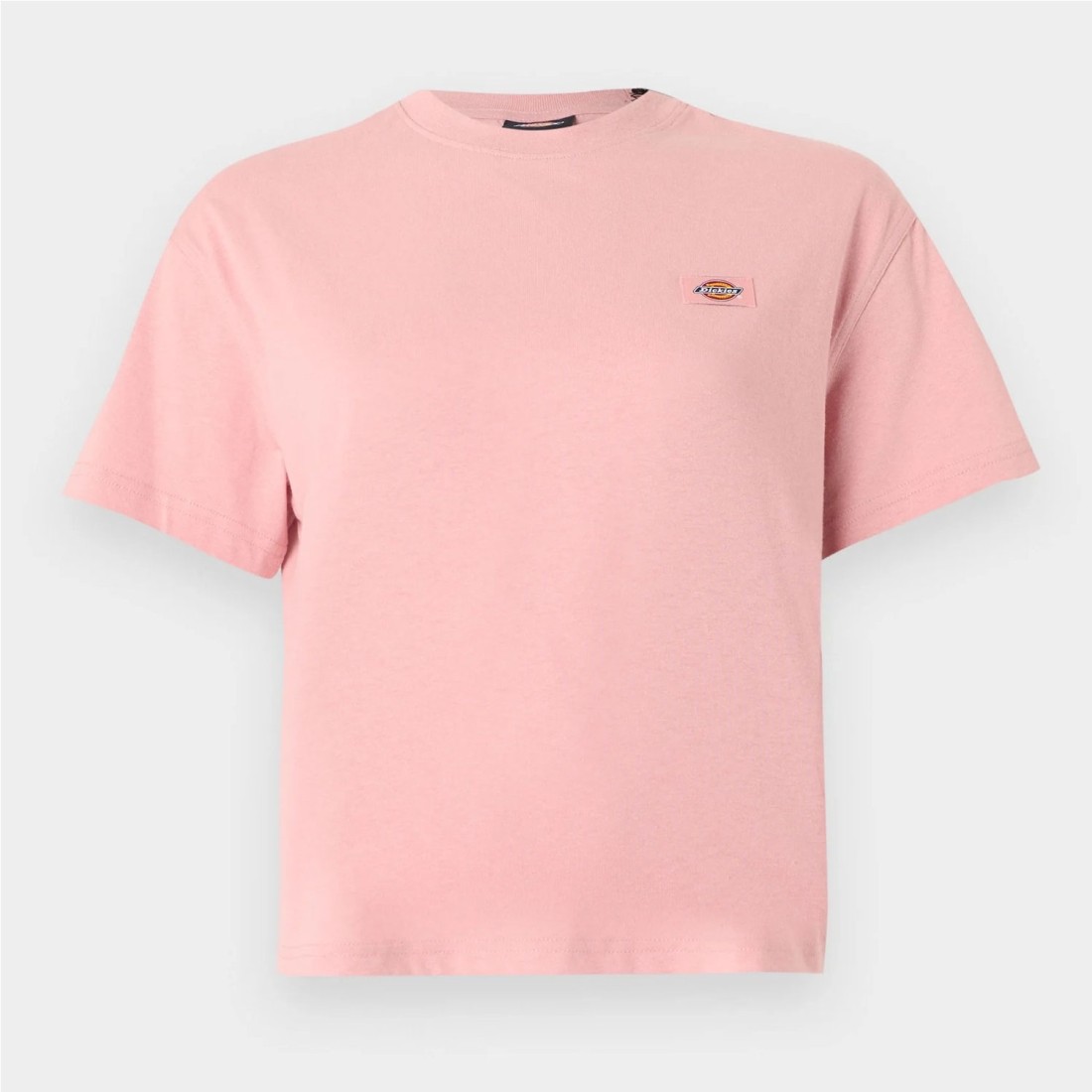DICKIES W OAKPORT BOXY TEE ROSADO