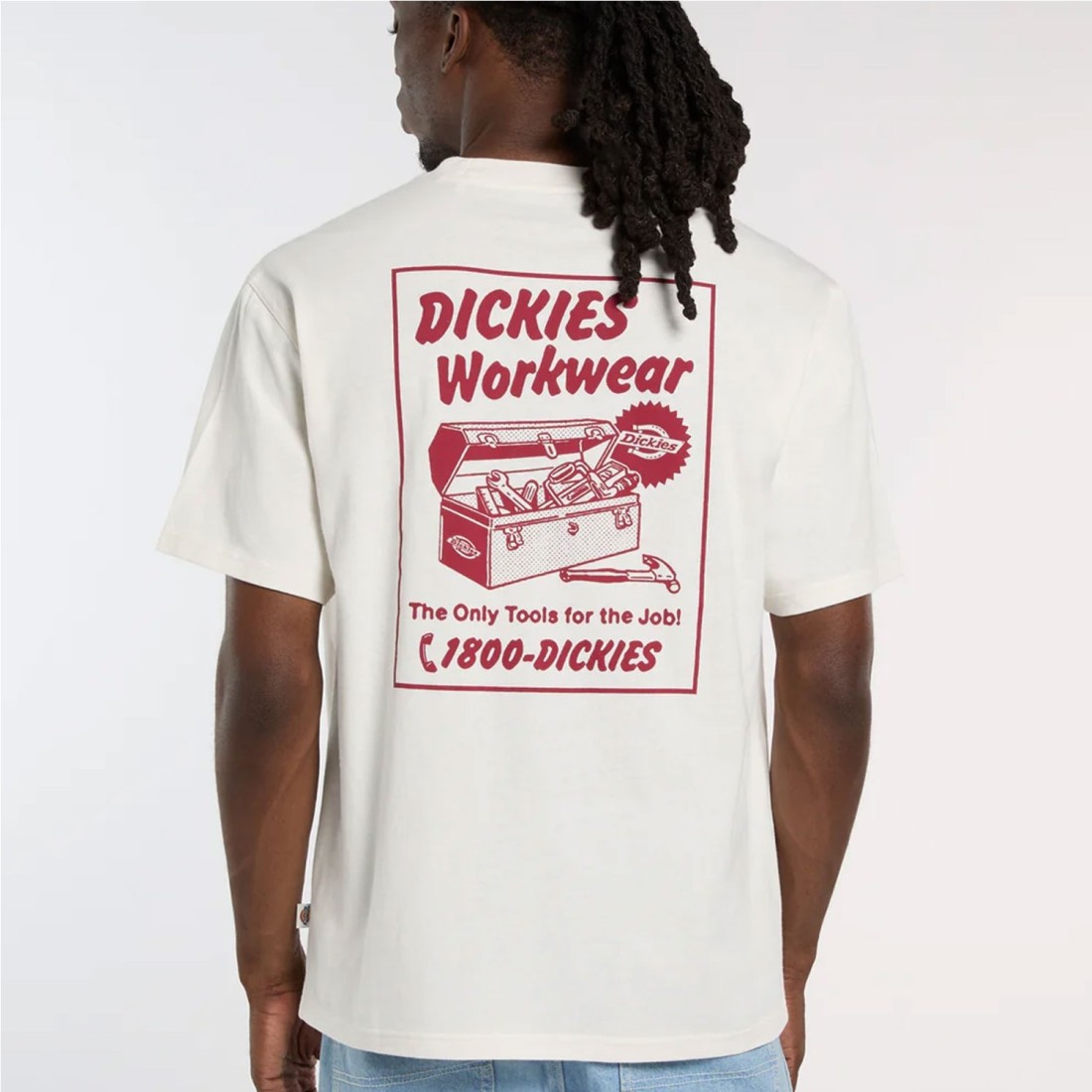 DICKIES DRY RIDGE TEE BLANCO ROTO