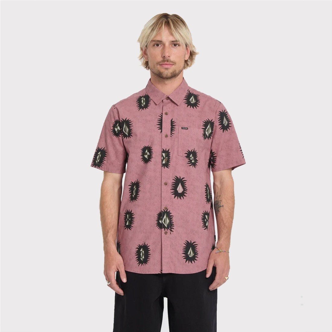 VOLCOM MARKERSTONE SHIRT ROSADO