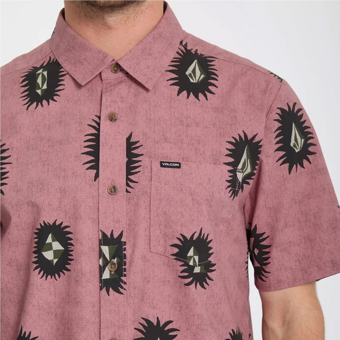 VOLCOM MARKERSTONE SHIRT ROSADO
