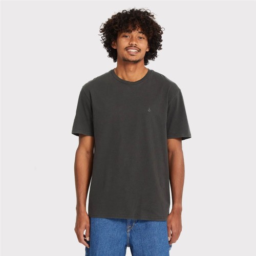 VOLCOM SOLID STONE EMB TEE NEGRO