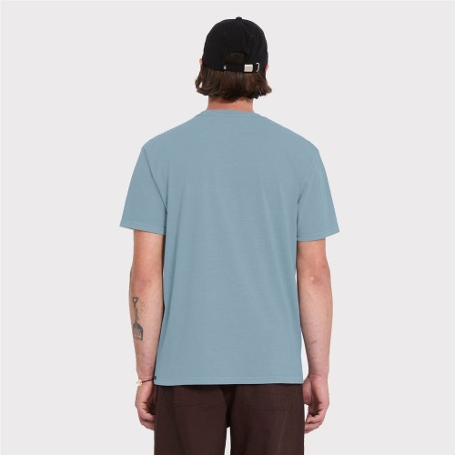 VOLCOM SOLID STONE EMB TEE VERDE CLARO 2