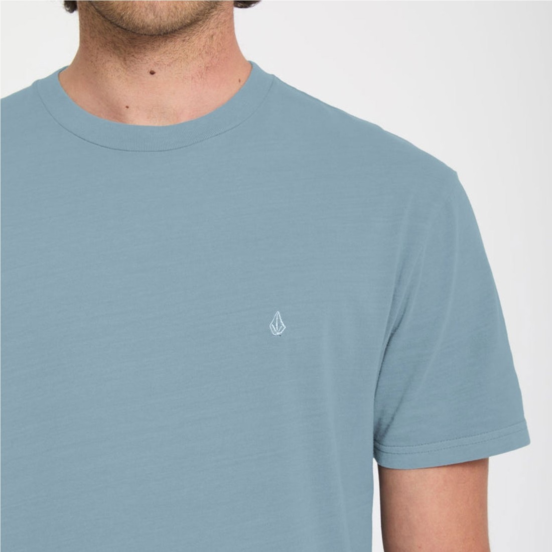 VOLCOM SOLID STONE EMB TEE VERDE CLARO