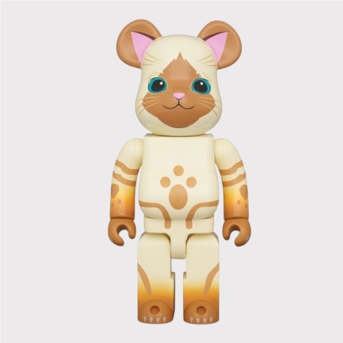 BEARBRICK MONSTER HUNTER AIROU BEIGE
