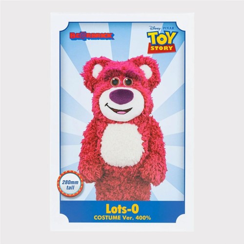 BEARBRICK TOY 3 LOTSO COSTUME ROSADO
