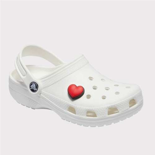 CROCS JIBBITZ HEART ROJO