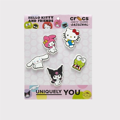 CROCS JIBBITZ HELLO KITTY 5 PK MULTICOLOR