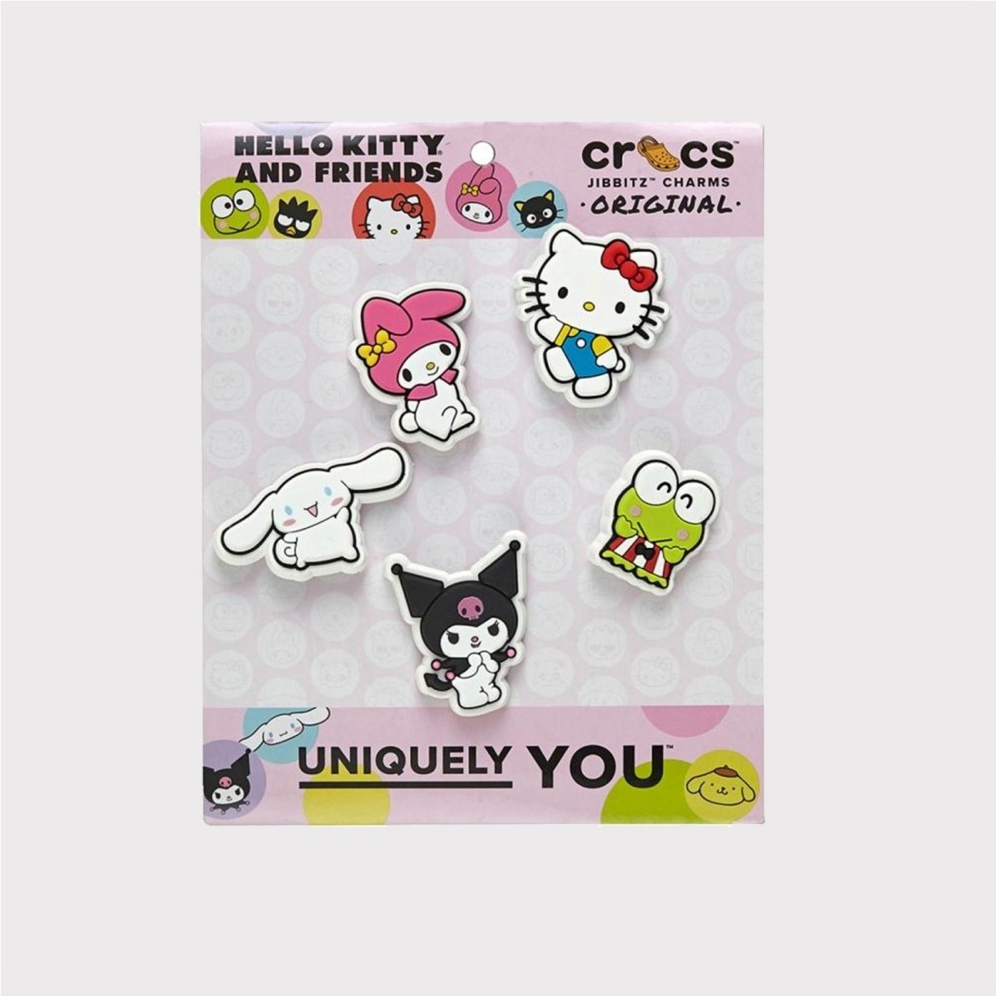 CROCS JIBBITZ HELLO KITTY 5 PK MULTICOLOR