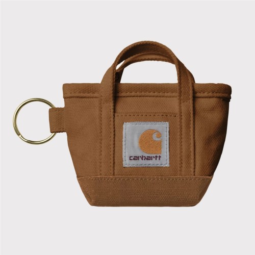 CARHARTT WIP MINI TOTE BAG KEY MARRON