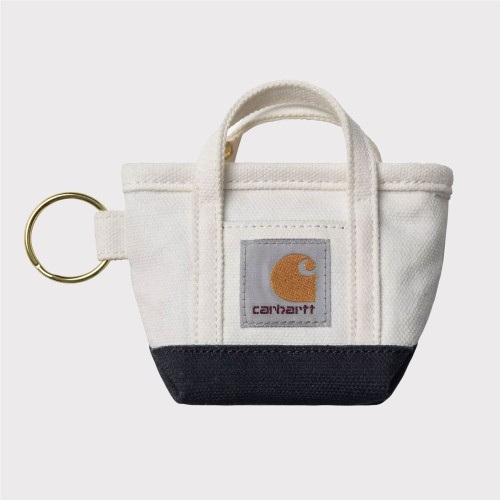 CARHARTT WIP MINI TOTE BAG KEY BLANCO ROTO