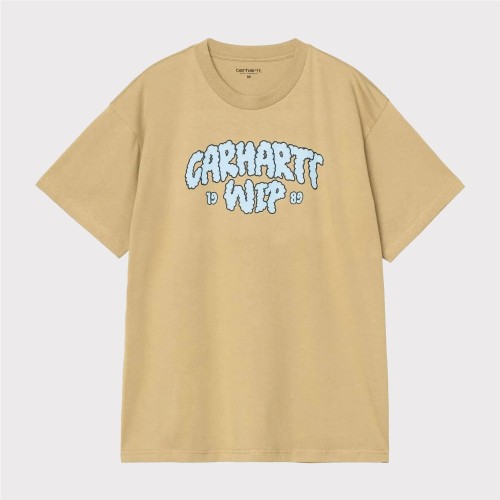 CARHARTT WIP CLOUD SCRIPT TEE BEIGE