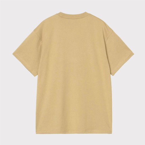 CARHARTT WIP CLOUD SCRIPT TEE BEIGE 2