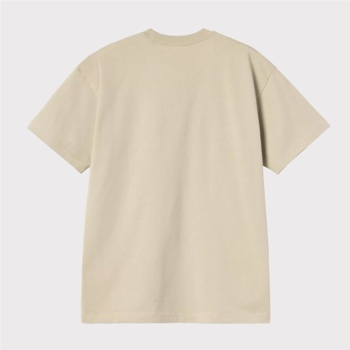 CARHARTT WIP CLOUD SCRIPT TEE BEIGE1