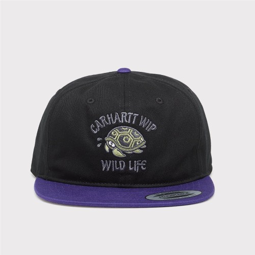 CARHARTT WIP WILD LIFE CAP NEGRO