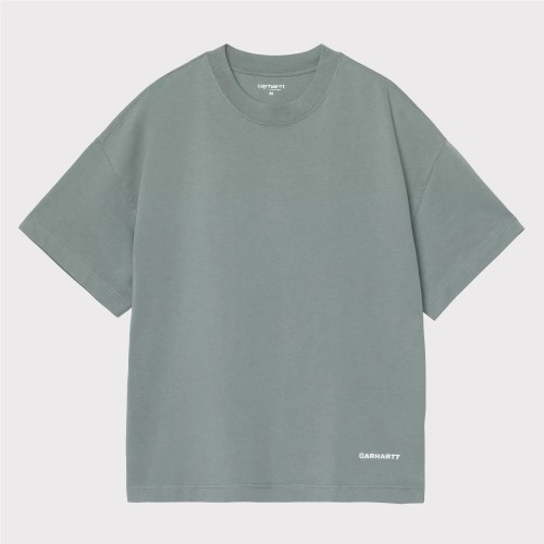 CARHARTT WIP LINK SCRIPT TEE VERDE CLARO