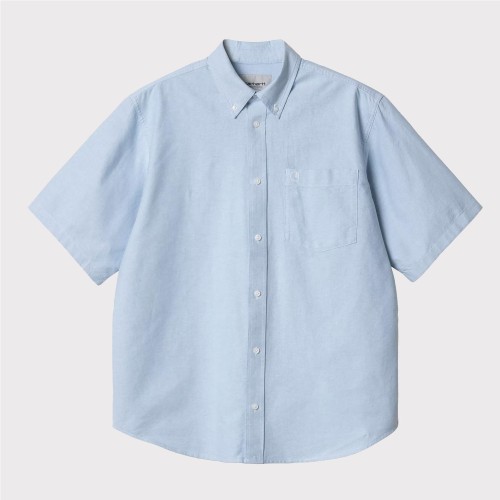 CARHARTT WIP BRAXTON SHIRT AZUL CLARO