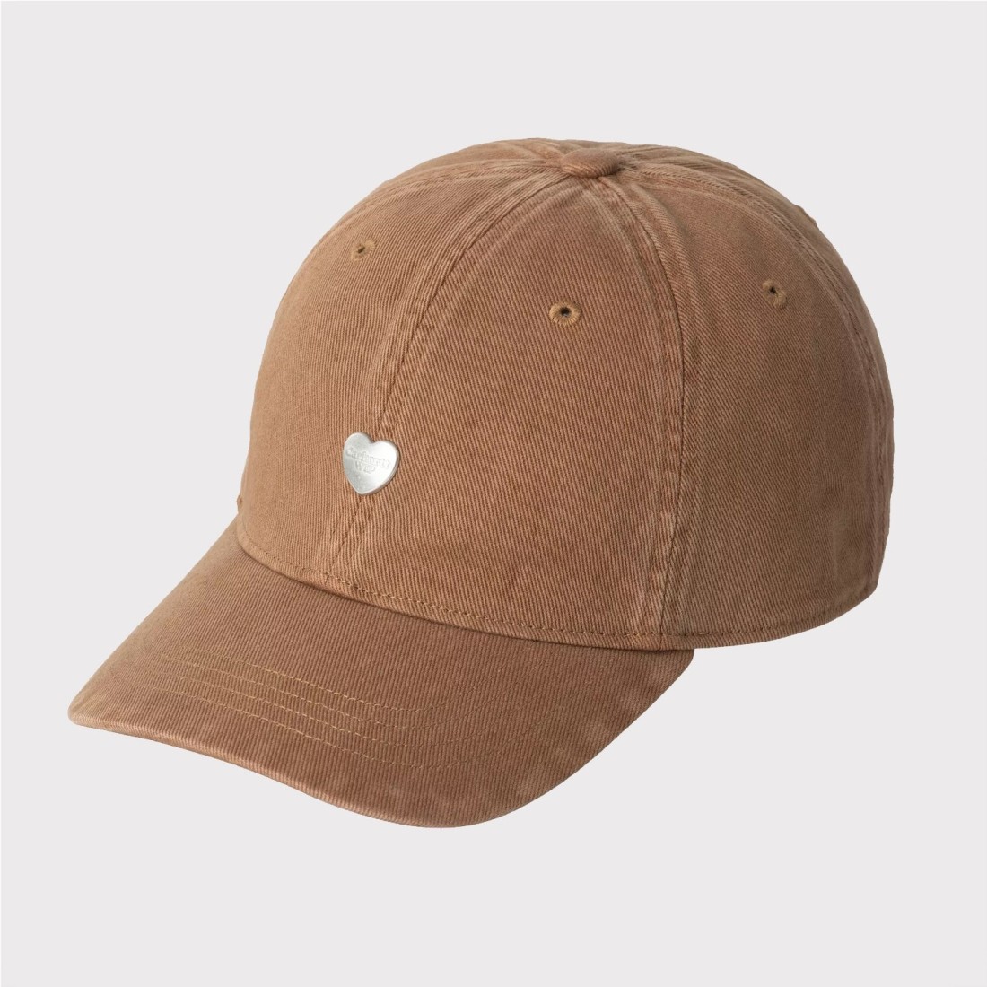CARHARTT WIP HEART METAL CAP MARRON
