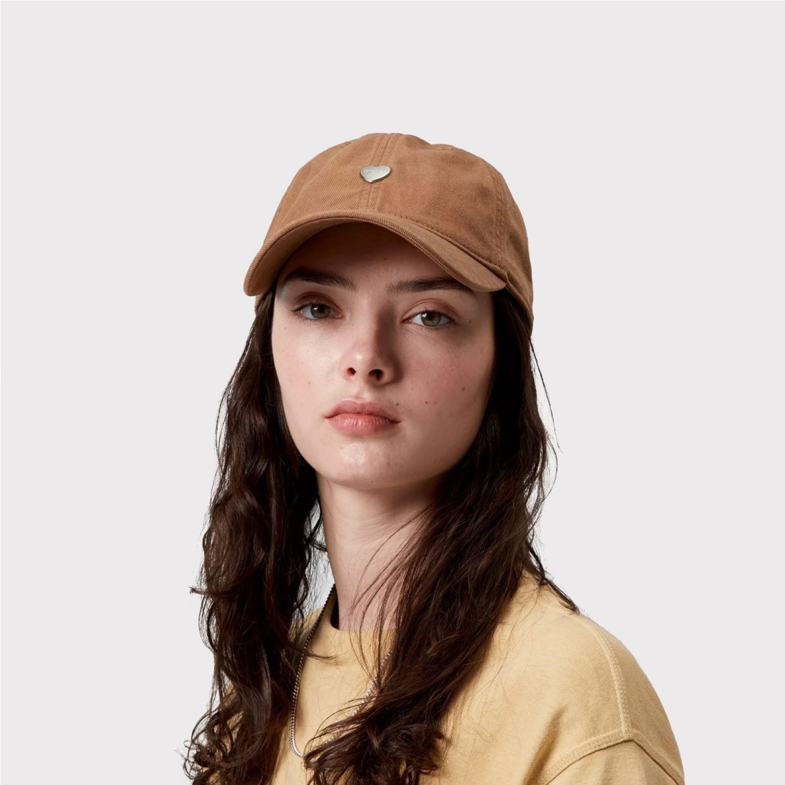 CARHARTT WIP HEART METAL CAP MARRON
