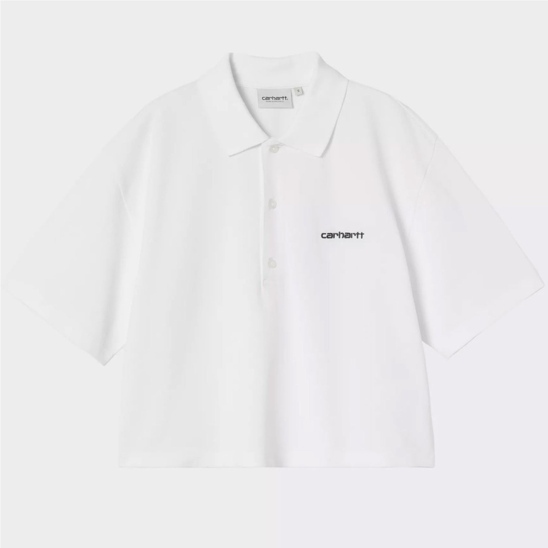 CARHARTT WIP W SCRIPT POLO BLANCO