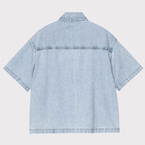 CARHARTT WIP W LOVILIA SHIRT AZUL CLARO 2