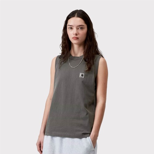 CARHARTT WIP W NELSON A-SHIRT GRIS OSCURO