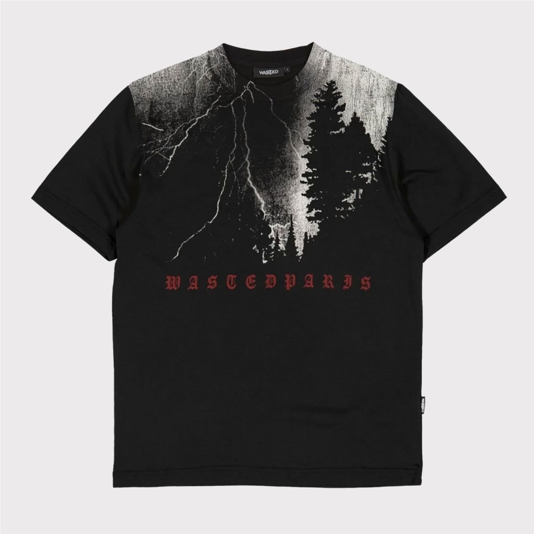 WASTED PARIS BLACK HILL TEE NEGRO