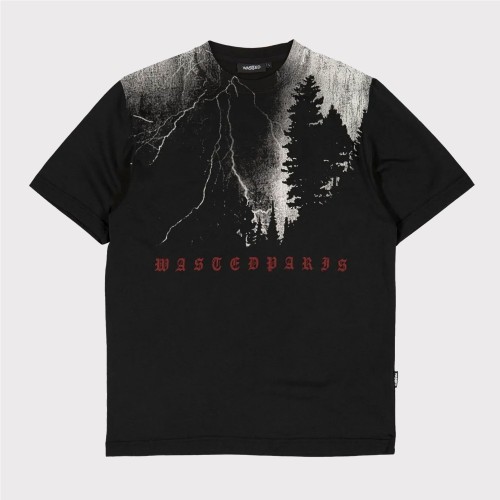 WASTED PARIS BLACK HILL TEE NEGRO