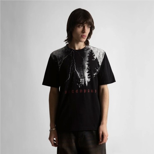 WASTED PARIS BLACK HILL TEE NEGRO