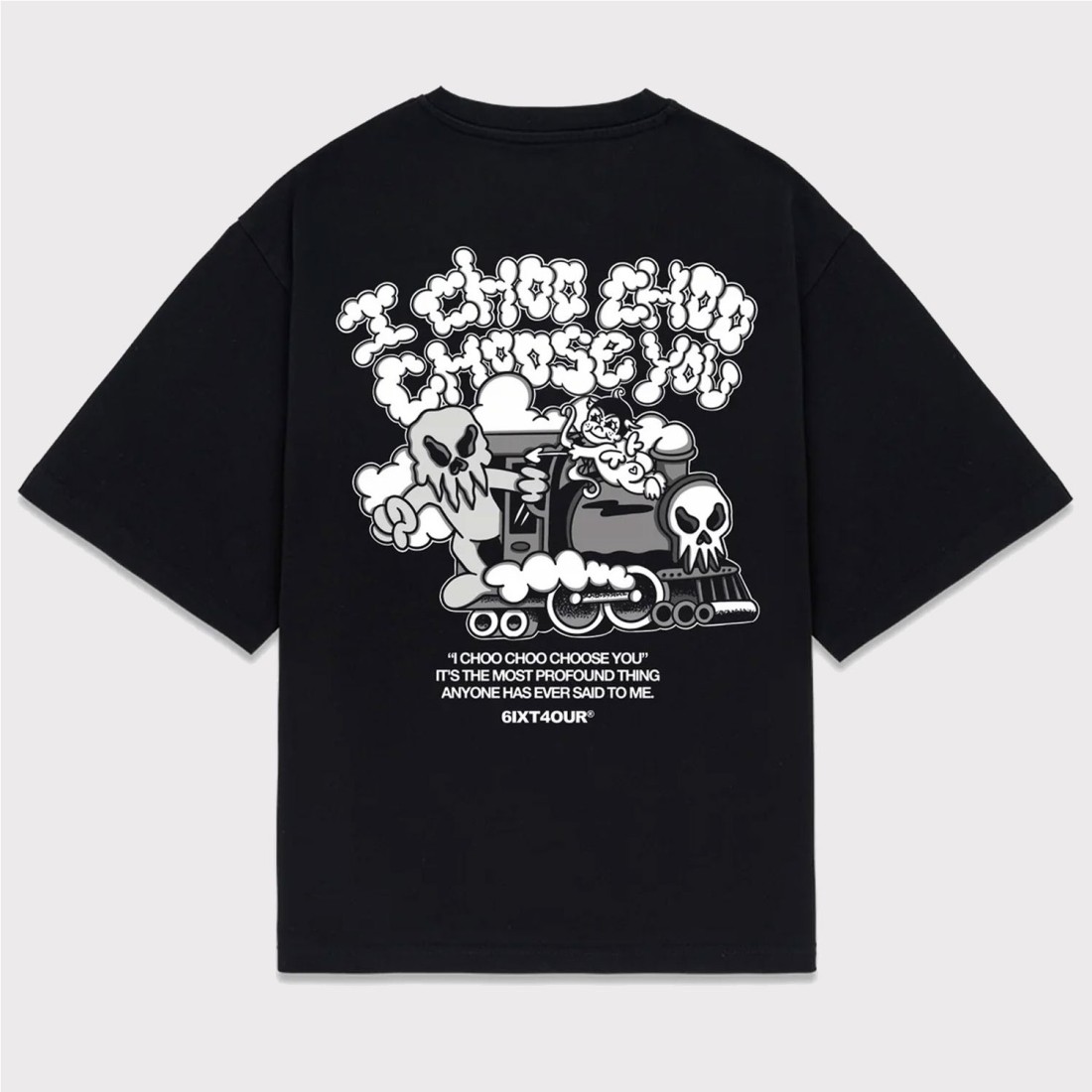6IXT4OUR I CHOO CHOOSE YOU TEE NEGRO