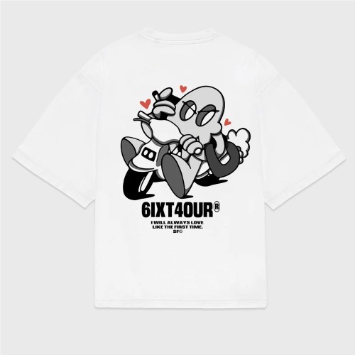 6IXT4OUR FIRST LOVE TEE BLANCO