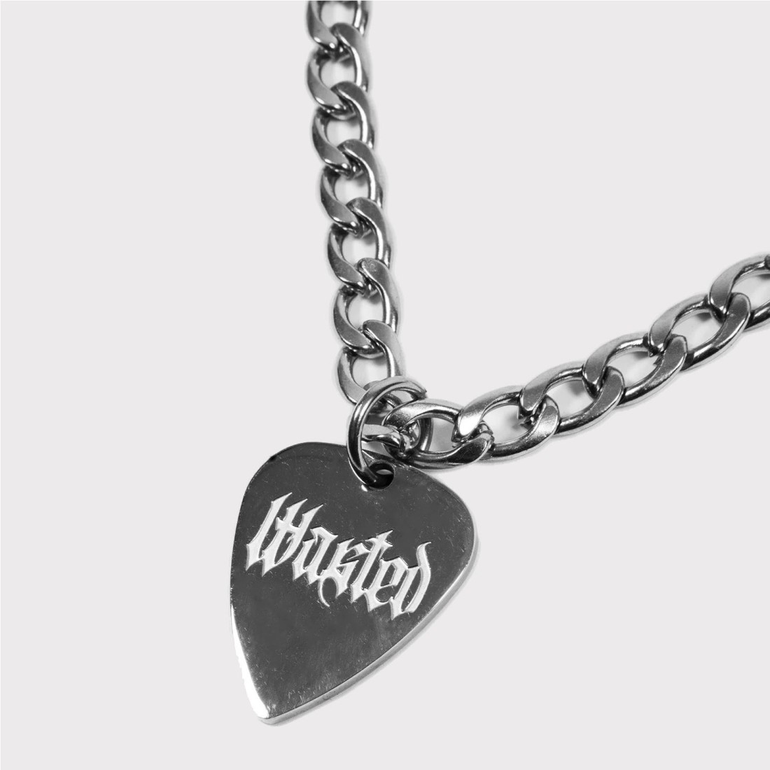 WASTED PARIS FRET NECKLACE PLATA