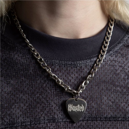 WASTED PARIS FRET NECKLACE PLATA
