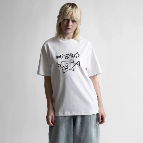 WASTED PARIS GIVE UP TEE BLANCO 2
